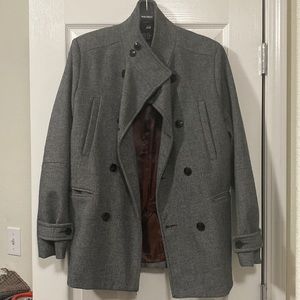 H&M Grey Peacoat Men’s Small